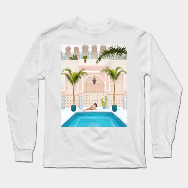 Marrakech Riad Long Sleeve T-Shirt by Petras
